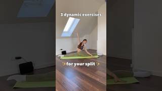 3 dynamic exercises for your split🔥 shorts [upl. by Anaidirib]