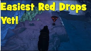 Ark  Ragarok  Solo Ice Cave Red Drop Farming w Thylacoleo [upl. by Nichol]