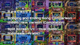 Compilation Ending Song Planet Comparison 2006 new version  Spacetoon Indonesia amp Arabic Version [upl. by Asennav]