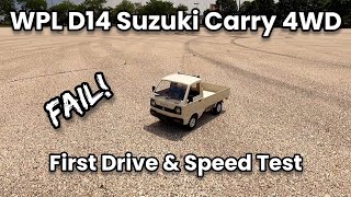 First Drive with the New WPL D14 Suzuki Carry Did Not End Well [upl. by Asseneg]