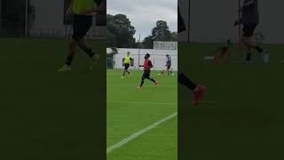 Premier entraînement pour le néo Girondins de Bordeaux Thomas Trazié Zai [upl. by Idet]