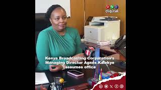 KBC Managing Director Agnes Kalekye assumes office [upl. by Ajak]