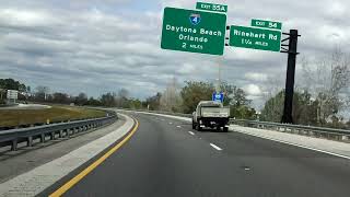 Orlando East Beltway FL 417 Exits 44 to 55 northbound [upl. by Young401]