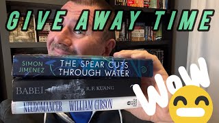 Giving Books Away booktube giveaway free [upl. by Arbma188]