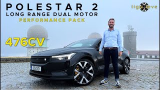 Polestar 2 Dual Motor Performance Pack Review 4K  476cv quotFull Extrasquot [upl. by Gardie]