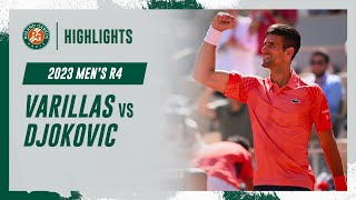 Djokovic vs Varillas Round 4 Highlights  RolandGarros 2023 [upl. by Nosyt279]