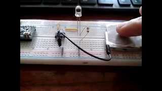 attiny 13 capacitive touch sensor with logic [upl. by Allissa817]