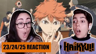 KARASUNO VS AOBA JOHSAI  HAIKYUU Reaction 2x232425  Season Finale [upl. by Elehcar467]