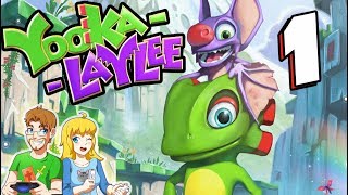 YookaLaylee Part 1 Hivory Towers ADVENTURE Nintendo Switch [upl. by Arakat908]