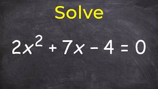 Solving a quadratic by completing the square [upl. by Rayshell867]