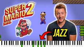 This Mario 2 Theme Is An ENTIRE Jazz Piano MASTERCLASS [upl. by Broucek]