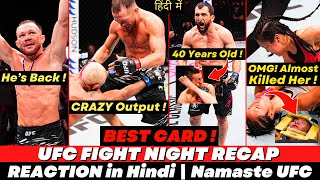 BEST CARD  Petr Yan Beats Deiveson Figueiredo  UFC Fight Night Reaction REACTION and BREAKDOWN [upl. by Esdnil602]