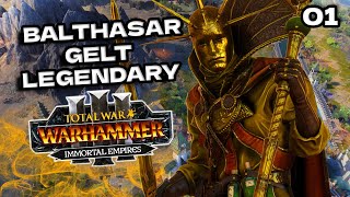 Total War Warhammer 3  Balthasar Gelt  Legendary Immortal Empires Campaign Episode 1 [upl. by Korenblat668]