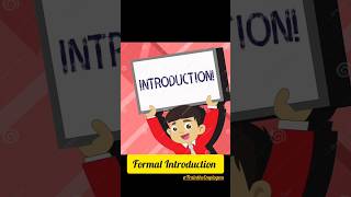 How to introduce yourself formally introduction introducing interview shorts viral [upl. by Veronike]