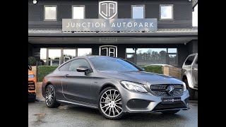 Mercedes 30 C43 V6 AMG Premium Plus Coupe 2dr Petrol GTronic 4MATIC Designo Selenite Grey Matt [upl. by Libbie]