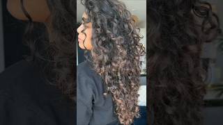 using a refresh spray to revive my flat day 4 curls curls curlyroutine curlyhair [upl. by Amme]