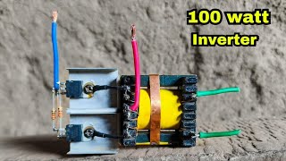 How To Make 100 Watt Inverter Kit  trending viralvideo inverter experiment [upl. by Eylhsa]