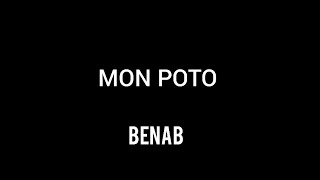 Benab  Mon poto ParolesLyrics [upl. by Ermina]