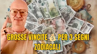 GROSSE VINCITE 💰 per 3 SEGNI ZODIACALI massimotaramasco segnizodiacali zodiaco soldi [upl. by Ecirtnahs]