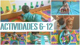 10 ACTIVIDADES PARA BEBÉS DE 6 A 12 MESES [upl. by Suolkcin511]