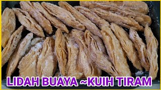 Kuih Lidah Buaya  Kuih Tiram  Tips Rangup Dan Sedap [upl. by Meingolda]