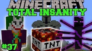 Minecraft Total Insanity Modded Survival  BOSS MADNESS  EP37 EPS5  Insane Mods Survival [upl. by Ahsinna108]