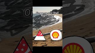 Shells oil pipe leak incident countryball singapore news [upl. by Ulland]