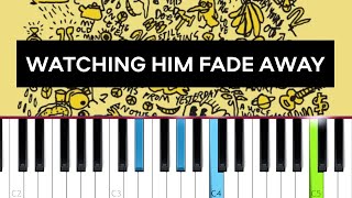 Mac DeMarco  Watching Him Fade Away Piano Tutorial [upl. by Rodgiva]