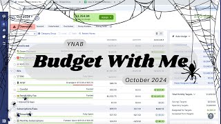 YNAB Budget With Me  October Budget [upl. by Merton]