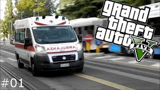 GTA V LSPDFR AMBULANZA PARAMEDICO 118 01 salviamo delle vite [upl. by Bein]