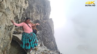 Este camino es realmente sorprendente ubicado en la cordillera de Los Andes Bolivia  CHOLITA ISABEL [upl. by Anelam]