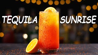 How to Make The Best Tequila Sunrise Cocktail Drink Ingredients and Recipe [upl. by Dream88]