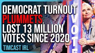 Democrat Turnout PLUMMETS LOST 13 MILLION VOTES Since 2020 Trump Has The Mandate [upl. by Obeded578]