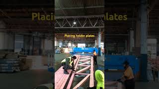 Simple timber truss assembly shortvideo timberwork carpenter ofw construction [upl. by Tavis]