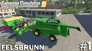 GETTING STARTED Felsbrunn  Timelapse 1  Farming Simulator 19 [upl. by Immij]