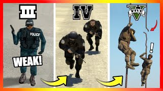 SWAT LOGIC in GTA Games GTA 3 → GTA 5 [upl. by Rotberg]