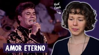 An emotional first time reaction to Juan Gabriel  Amor Eterno LIVE [upl. by Orlan]