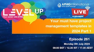 Episode 261 – Level Up your Career  Your must have project management templates in 2024 Part 1 [upl. by Relyuc]