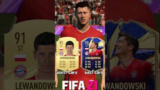 🇵🇱 ROBERT LEWANDOWSKI worst vs best card in EVERY FIFA 1024⚽ fifa fc24 fc25 lewandowski [upl. by Alled]