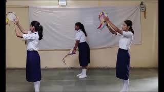 INTERNATIONAL GIRLS DAY  TIMBREL DANCE  NADIAD CENTRAL CORPS [upl. by Nezam]