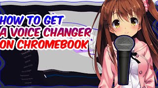 How to Get a Voice Changer on Chromebook [upl. by Peggi606]