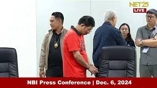 NBI Press Conference  Dec 6 2024 [upl. by Gabbey587]