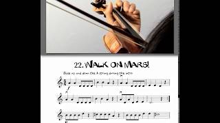 Walk on Mars from Vamoosh Violin Book 1 [upl. by Evilc]