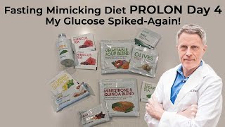 Fasting Mimicking Diet  PROLON Day 4  My Glucose SpikedAgain [upl. by Anidnamra]