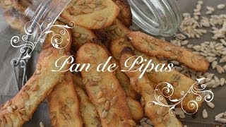 Barritas de Pan de Pipas Caseras para picar entre horas  Como hacer Pan de Pipas  Pan con pipas [upl. by Wareing378]