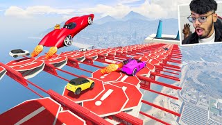 Moving Mega Ramp 99999999999999999999 IMPOSSIBLE  GTA 5 [upl. by Eipper]