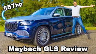 MercedesMaybach GLS review with max speed on the Autobahn 😱 [upl. by Yadahs]