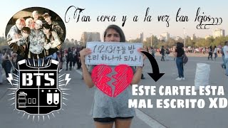 BTS EXPERIENCIA AFUERA DEL CONCIERTO ´C RANDOM DANCE CONCURSOS Y MUUUCHA FILA D [upl. by Ecinreb529]