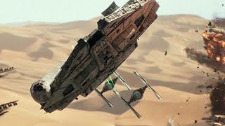 Escape From Jakku  Redesigned Sound Effects  Star Wars Episode VII [upl. by Enar]