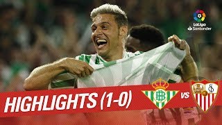 Resumen de Real Betis vs Sevilla FC 10 [upl. by Wildon]